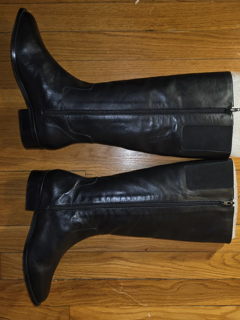 Walking Cradles Meadow Black Leather Boots 7.5 WW